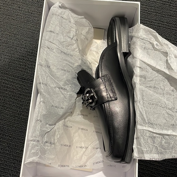 Black Leather Jo Mercer Bradford Shoes, Size 39, Never Worn - Picture 3 of 4